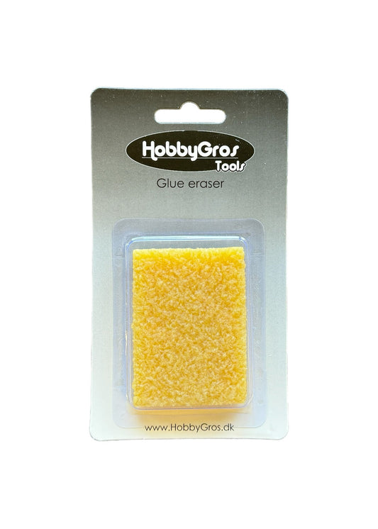 Hobbygros Glue eraser 50x70mm / viskelær til lim