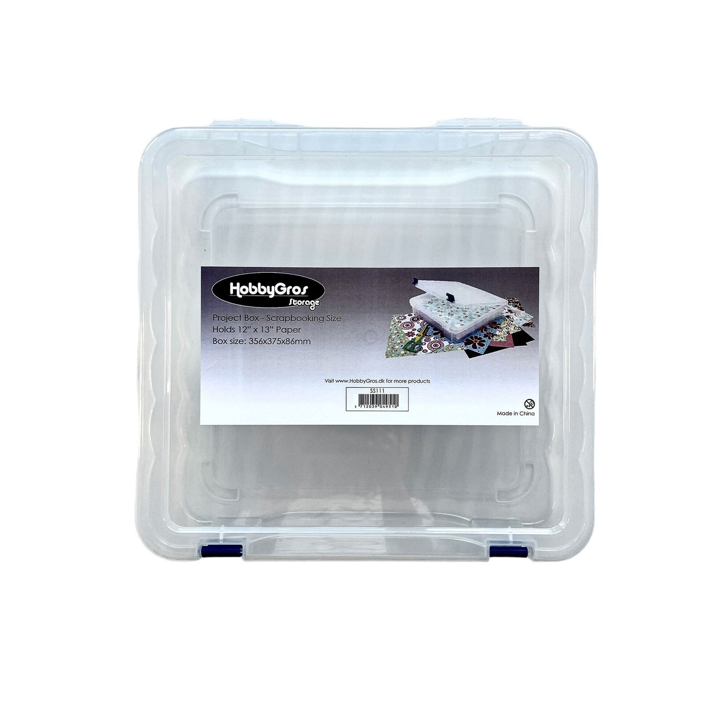 Project Box Scrapbooking Size (SS111) oppbevaringsboks 35,6cm x 37.5 cm x 8,6cm