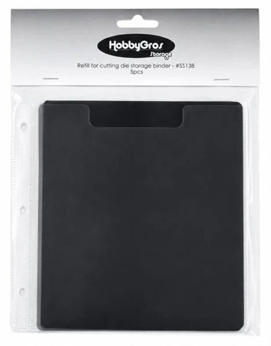 NYHET! Hobbygros storage binder - Refill for Cutting Die Storage Binder #SS138