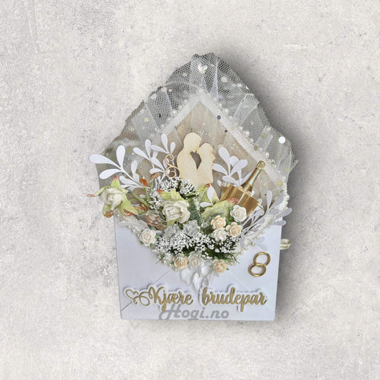 Hobbypakke/ hobbykit - 3D-konvoluttkort