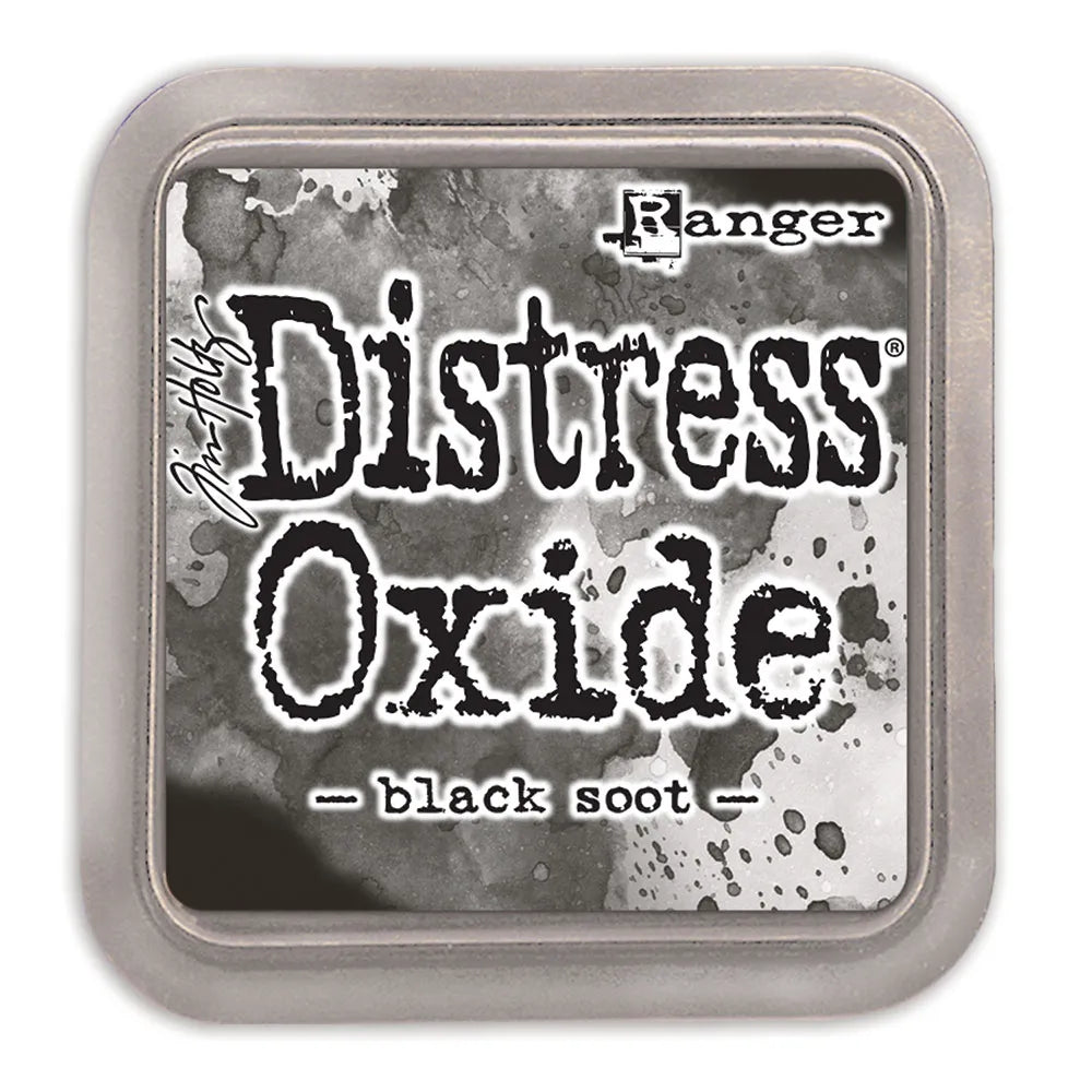 Distress oxide stempelpute black soot