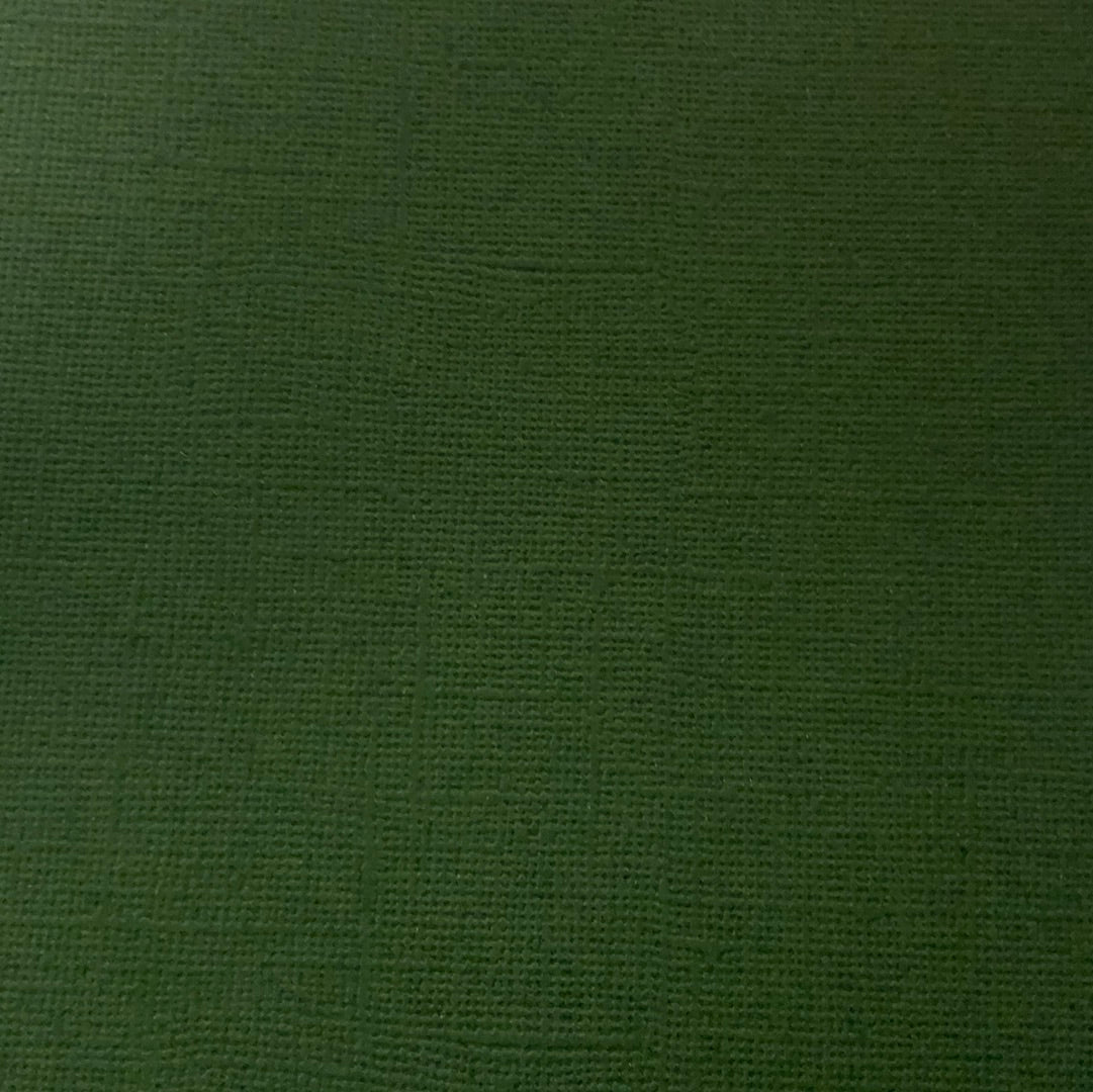 Reprint - kartong - mørk grønn Dark Green 12x12 ensfarget 190g