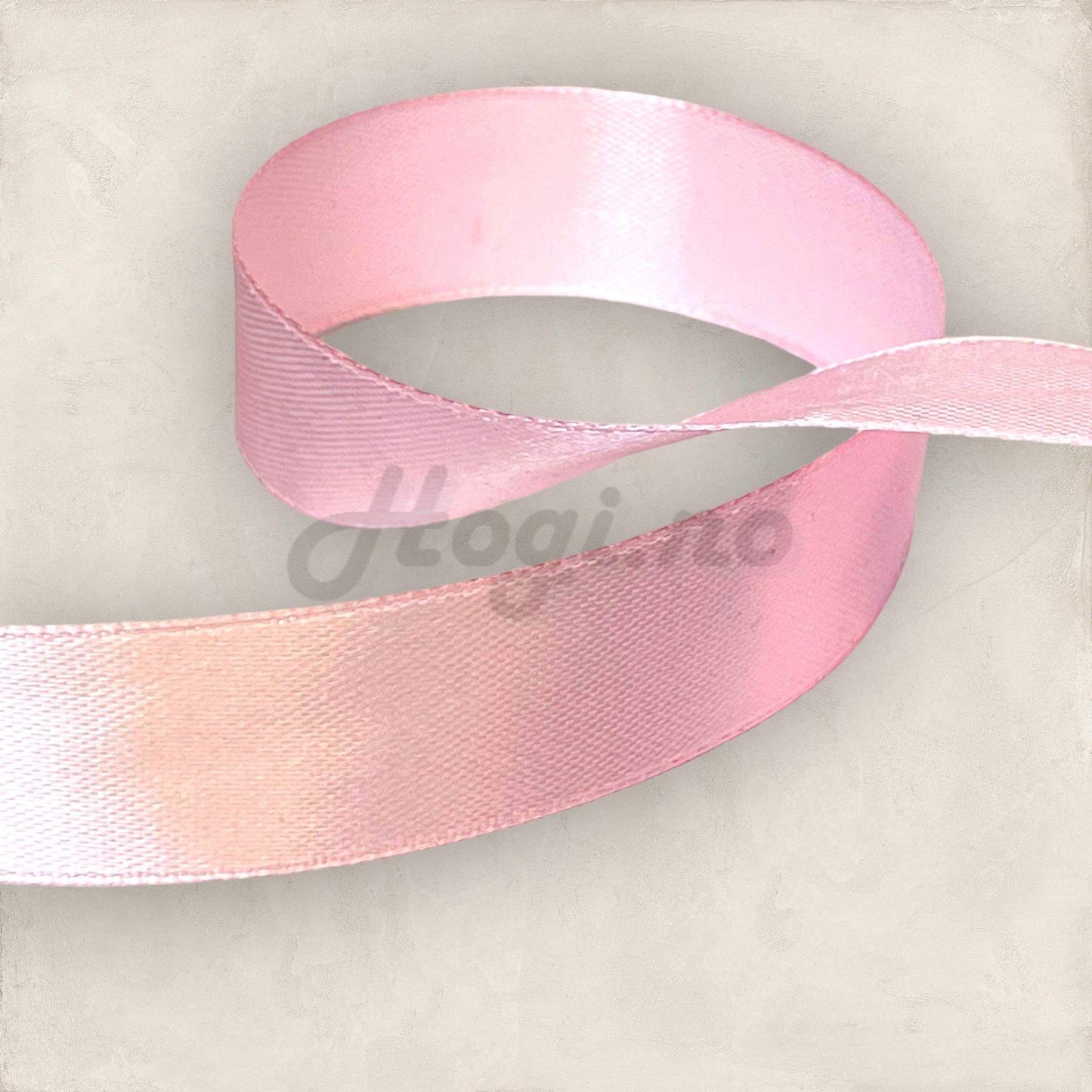 Silkebånd - baby rosa / baby pink