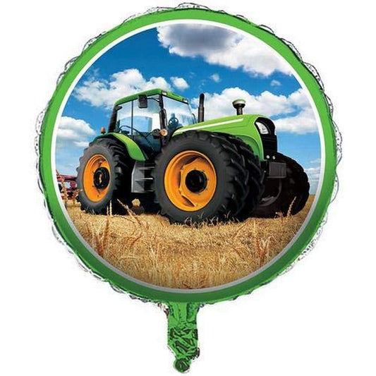 Folie ballong- grønn traktor - 18inch