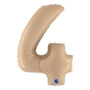 Folie ballong - tall 4 - nude - 86,4cm