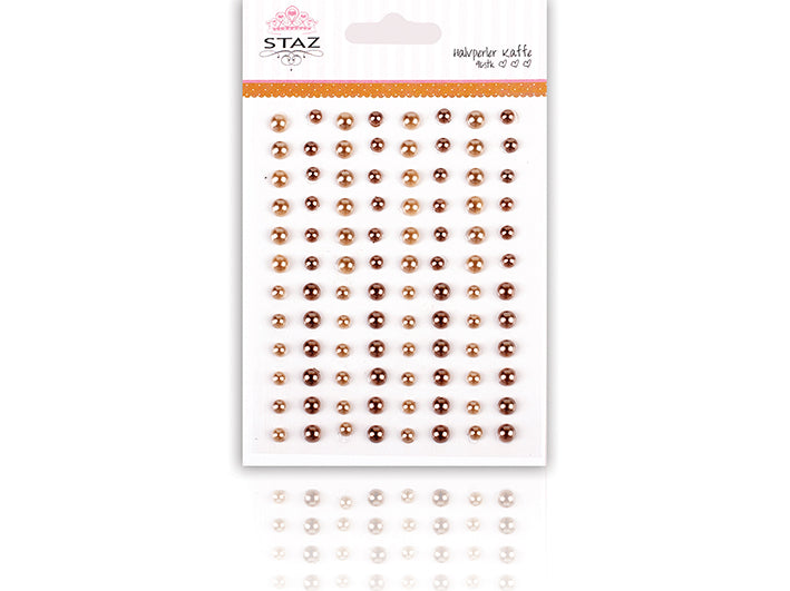 Staz halvperler kaffe 96 stk pr pk