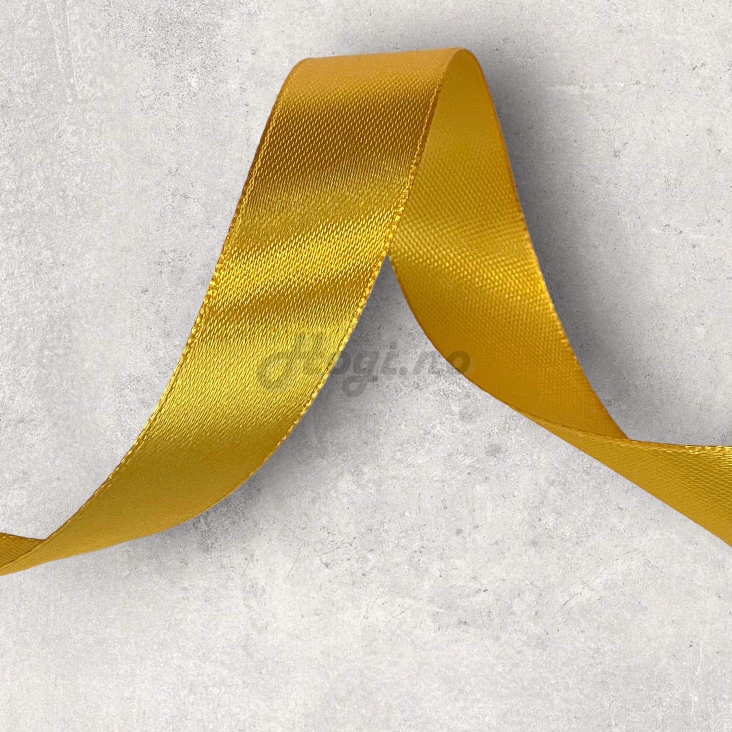 Silkebånd - gylden gul / golden yellow