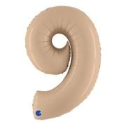 Folie ballong - tall 9 - nude - 86,4cm