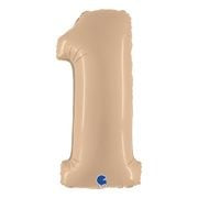 Folie ballong - tall 1 - nude - 86,4cm