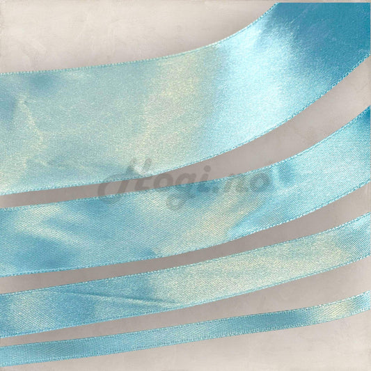 Silkebånd - lys blå / light blue