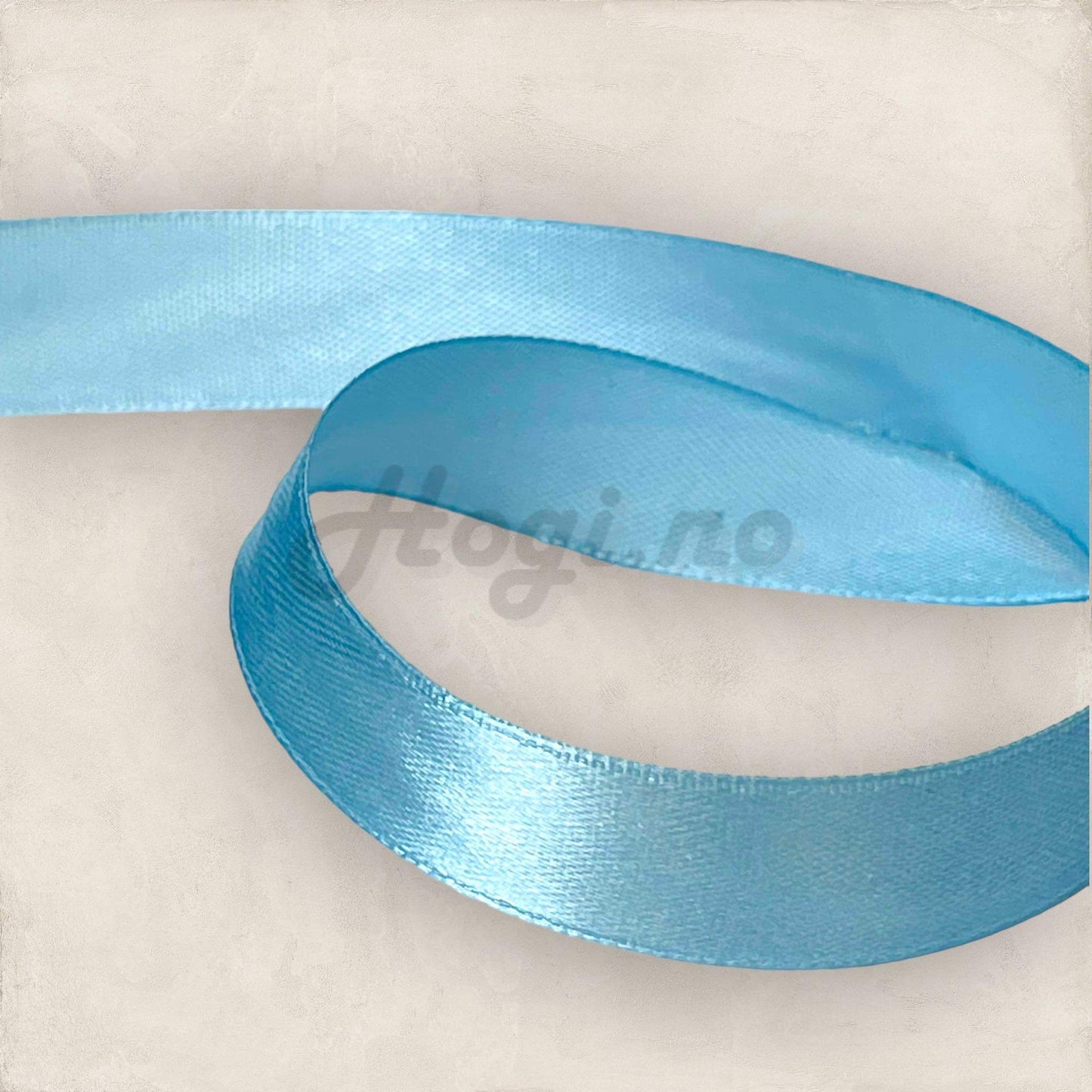 Silkebånd - støv blå / light dusty blue