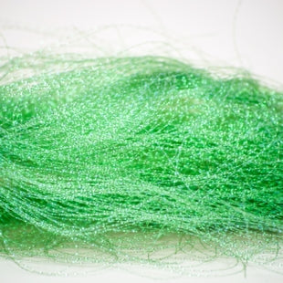 Glitterfiber lys grønn