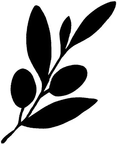 Kvist dies - oliven - str: ca 6,4cm x 3,2cm