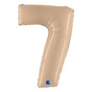 Folie ballong - tall 7 - nude - 86,4cm
