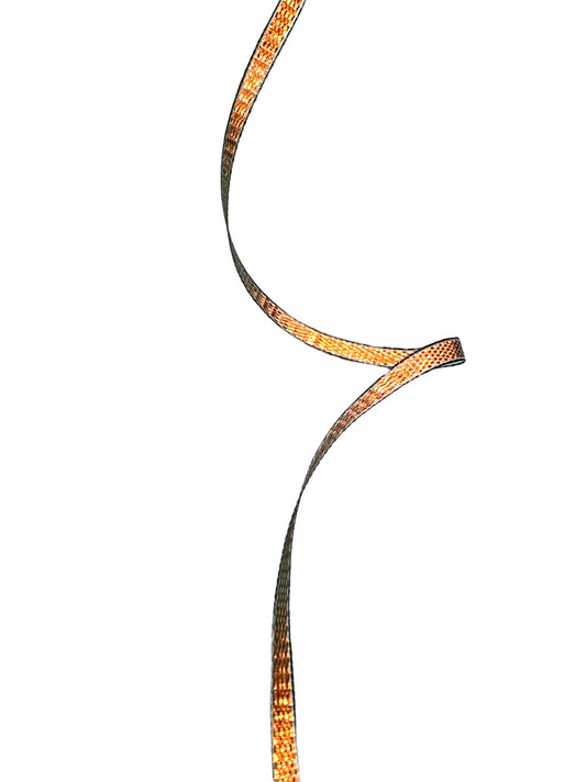 Tiffany bånd nydelig satinbånd med flott metallic/glanset farge 3mm