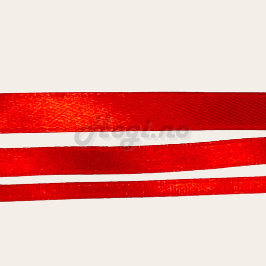 Silkebånd - rød / red