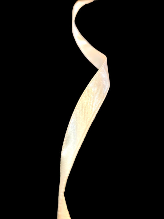 Silkebånd - lys fersken / baby peach