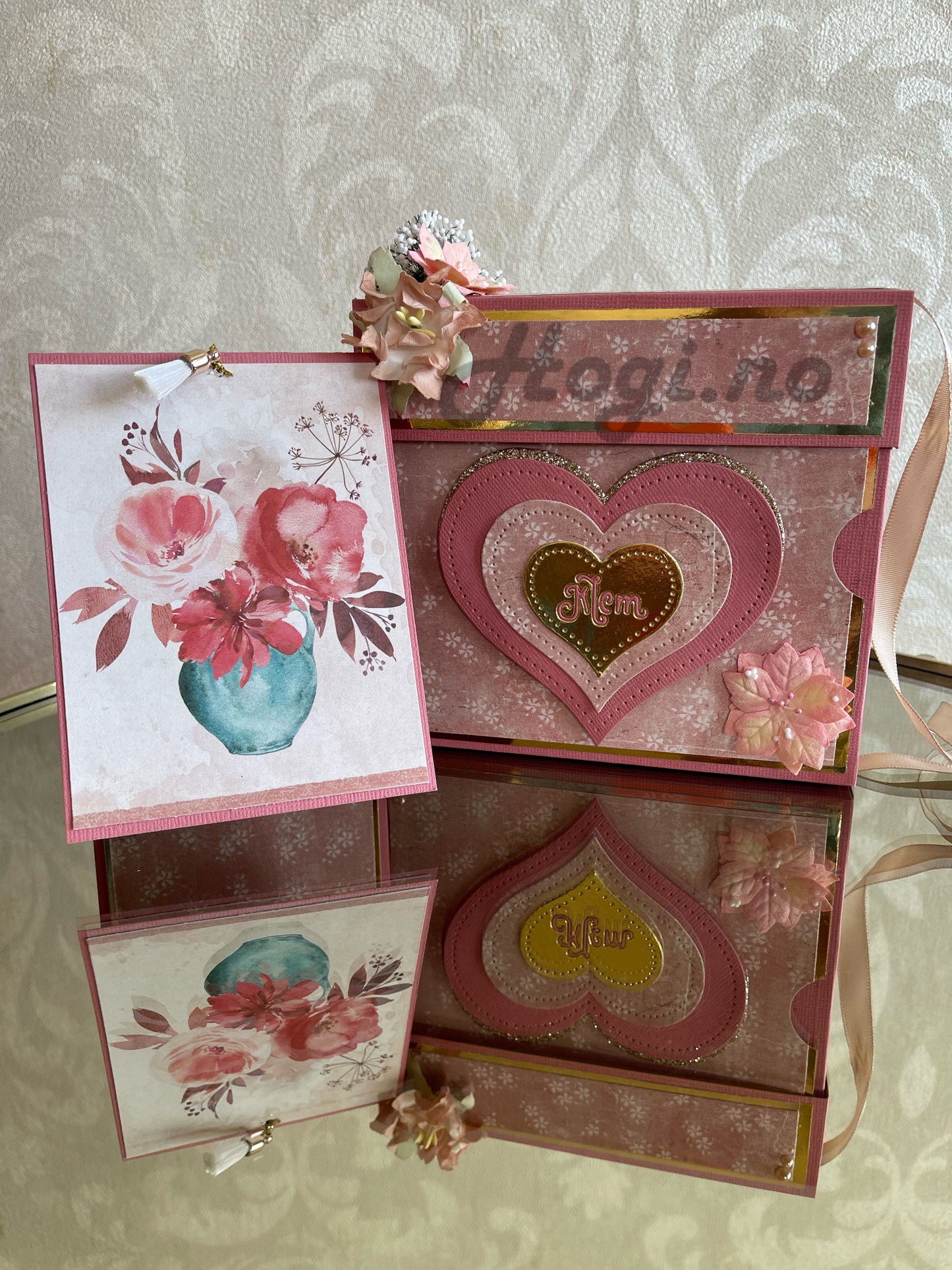 Hobbypakke : lag smart eske til Freia Melkehjerter med mal fra Hogi.no