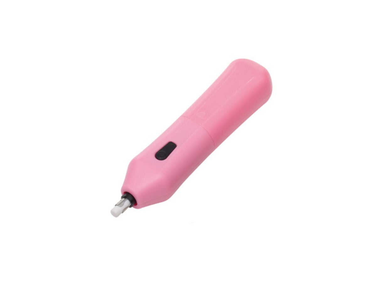 Kangaro - Bind Electric Eraser Pink + 10 Refills (excl. 2x AAA Batteries) (JU-70524)