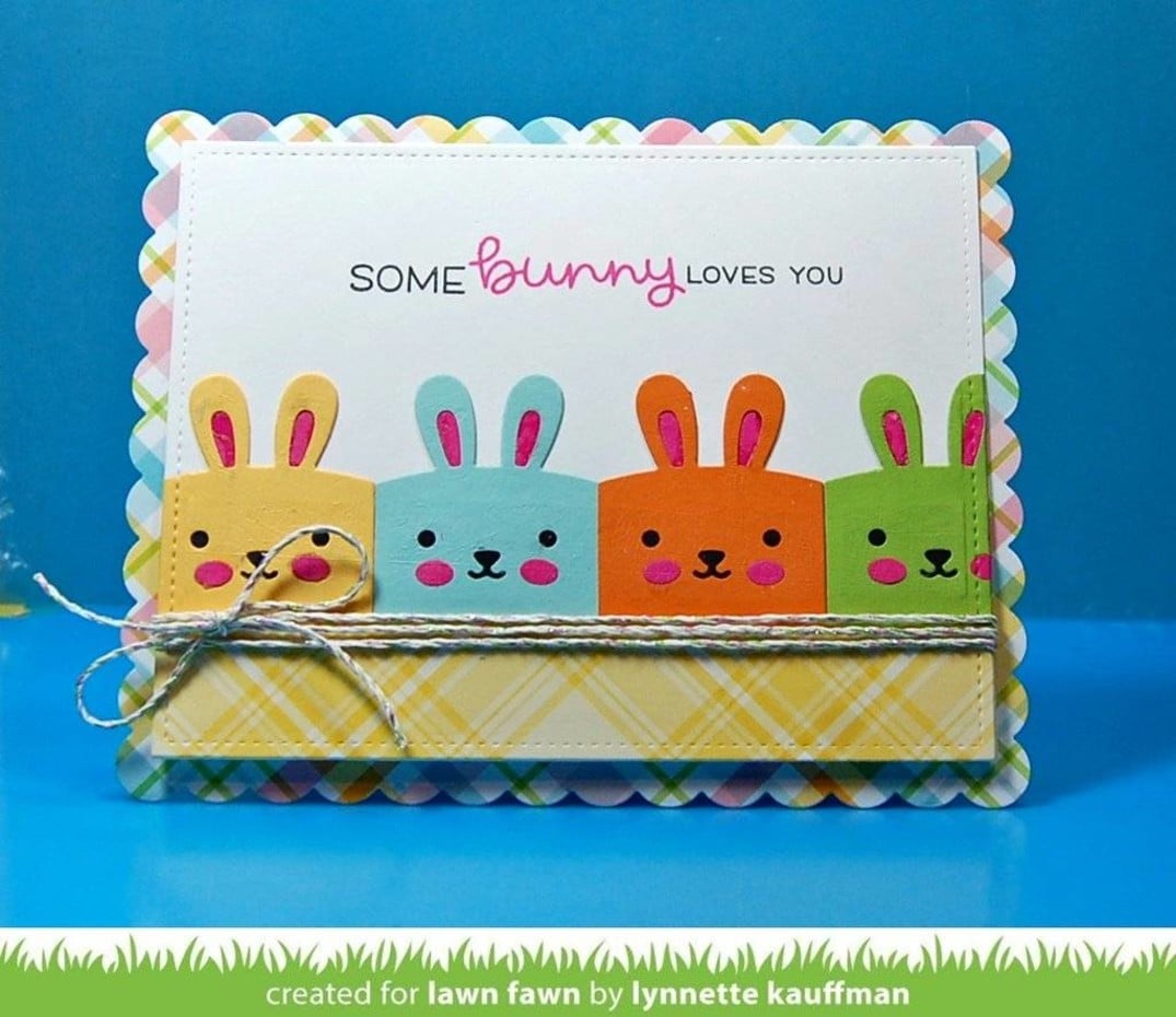 Lawn Fawn Tiny Gift Box Bunny Add-On Dies (LF1610)