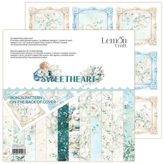 Lemoncraft Sweetheart 12x12 inch paper pad