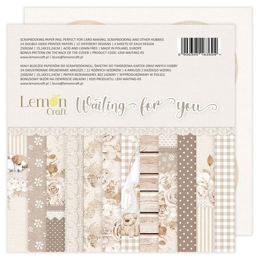 Lemoncraft - Waiting for You - 6x6 Inch Paper Pad