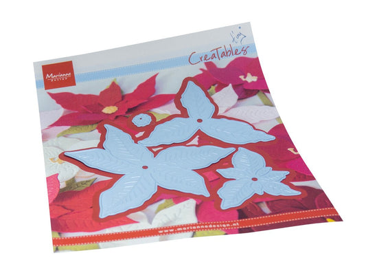 TILBUD! Marianne Design Creatables Tiny's Poinsettia dies(LR0833) julestjerne dies