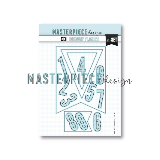 Masterpiece Design Memory Planner Die-set Bunting Fun