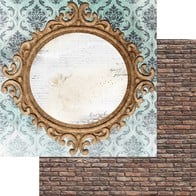 Mønsterark - arkpakke - Brick Wall & Frames 12x12 Inch Paper Pack (MP-60644)