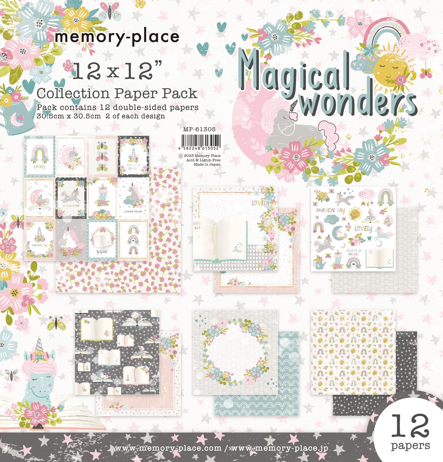 Memory Place Moon Magical Wonders 12x12 Inch Paper Pack