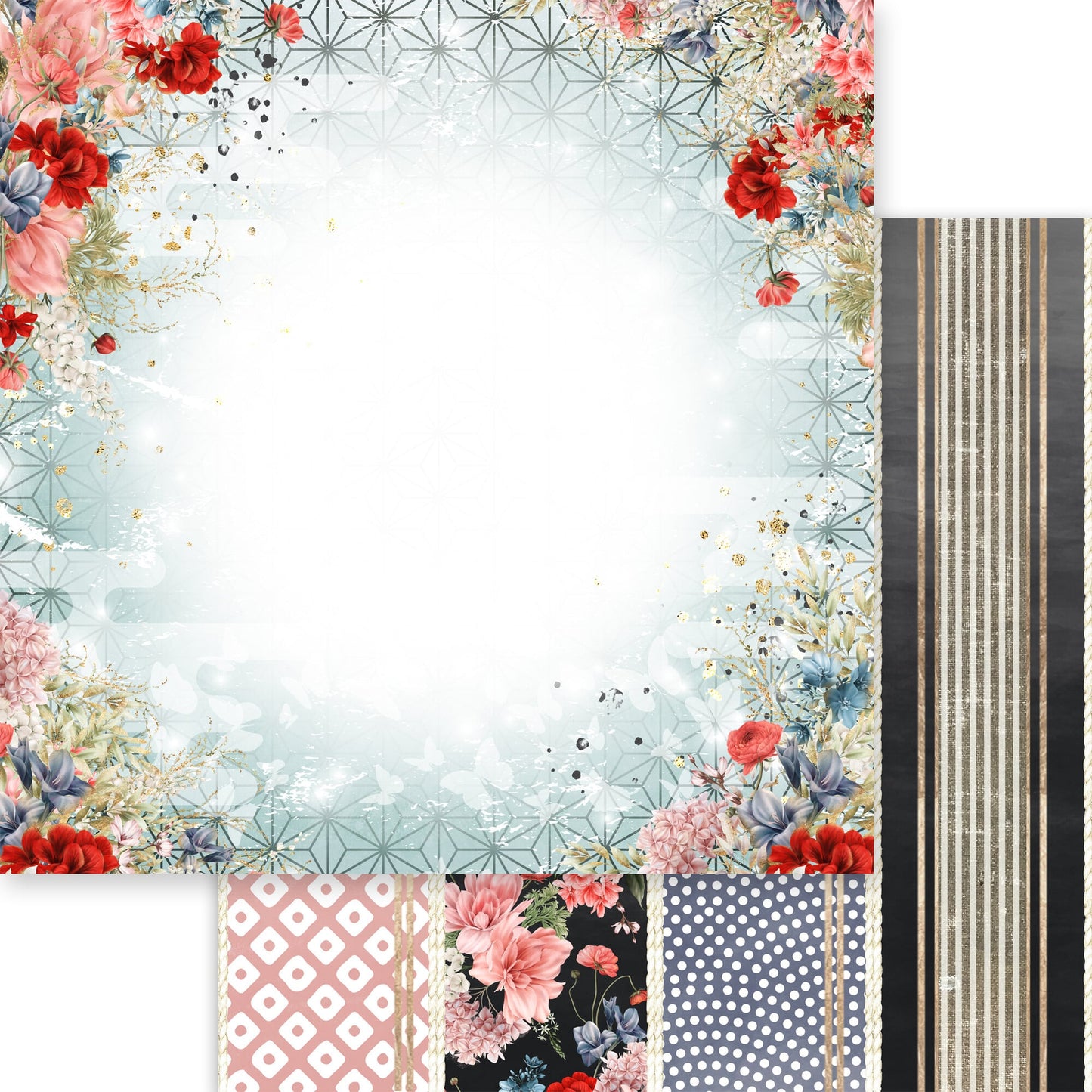 Memory Place Moon Bunny Celebration 12x12 Inch Paper Pack