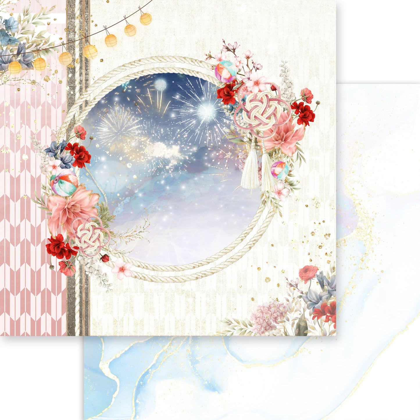 Memory Place Moon Bunny Celebration 12x12 Inch Paper Pack