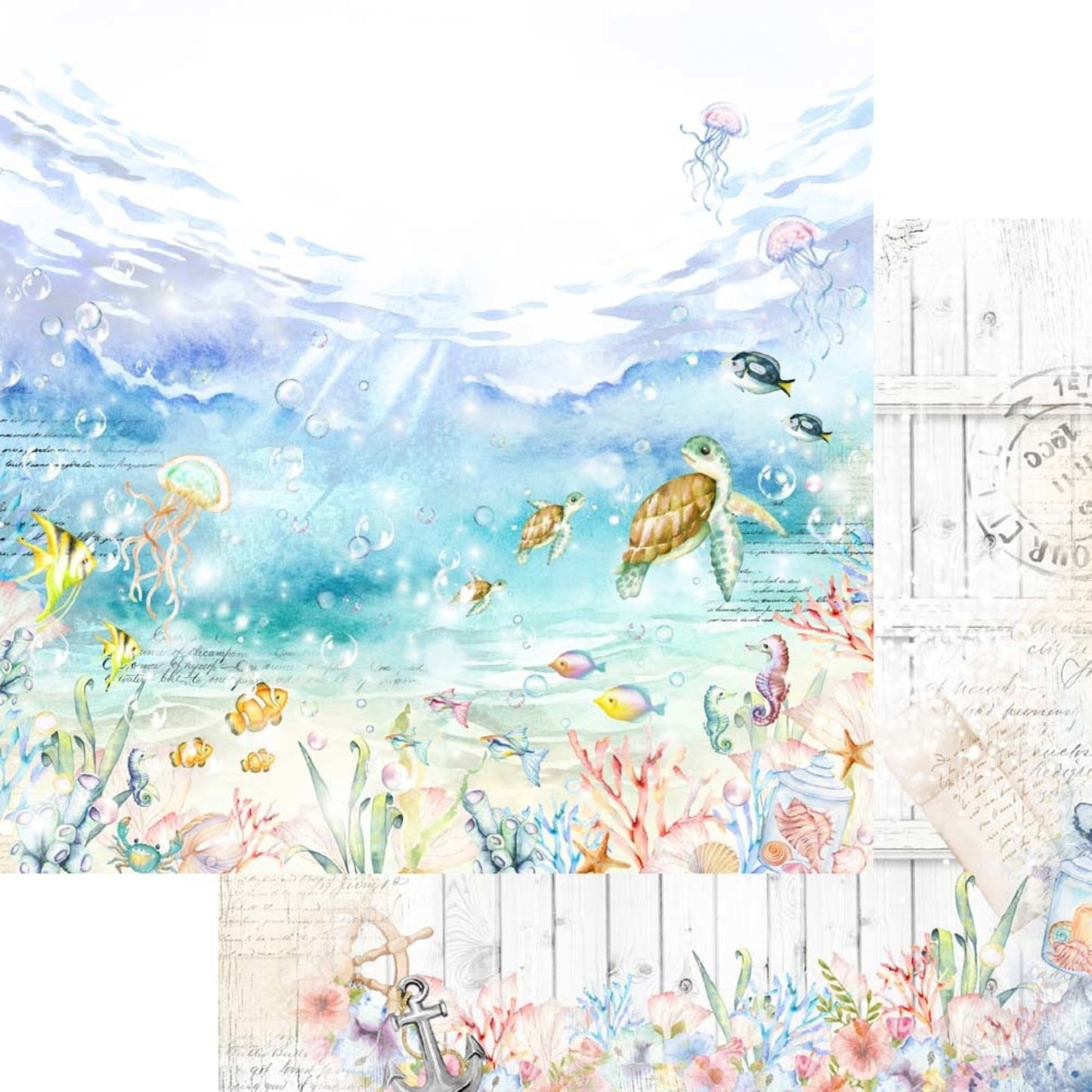 Memory place - Welcome to Paradise 12x12 Inch Paper Pack