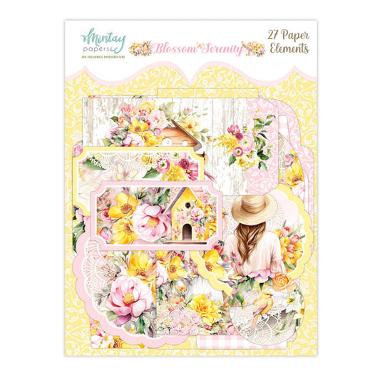 Mintay Blossom Serenity 6x8 inch Paper elements