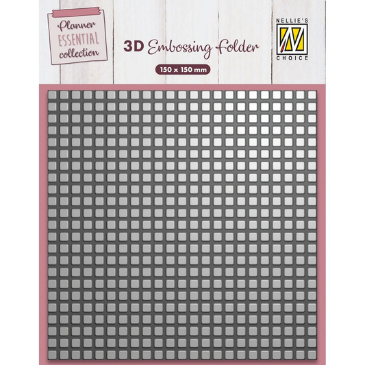 Nellie Snellen - 3D Embossing Folder Plus Signs (EF3D087)