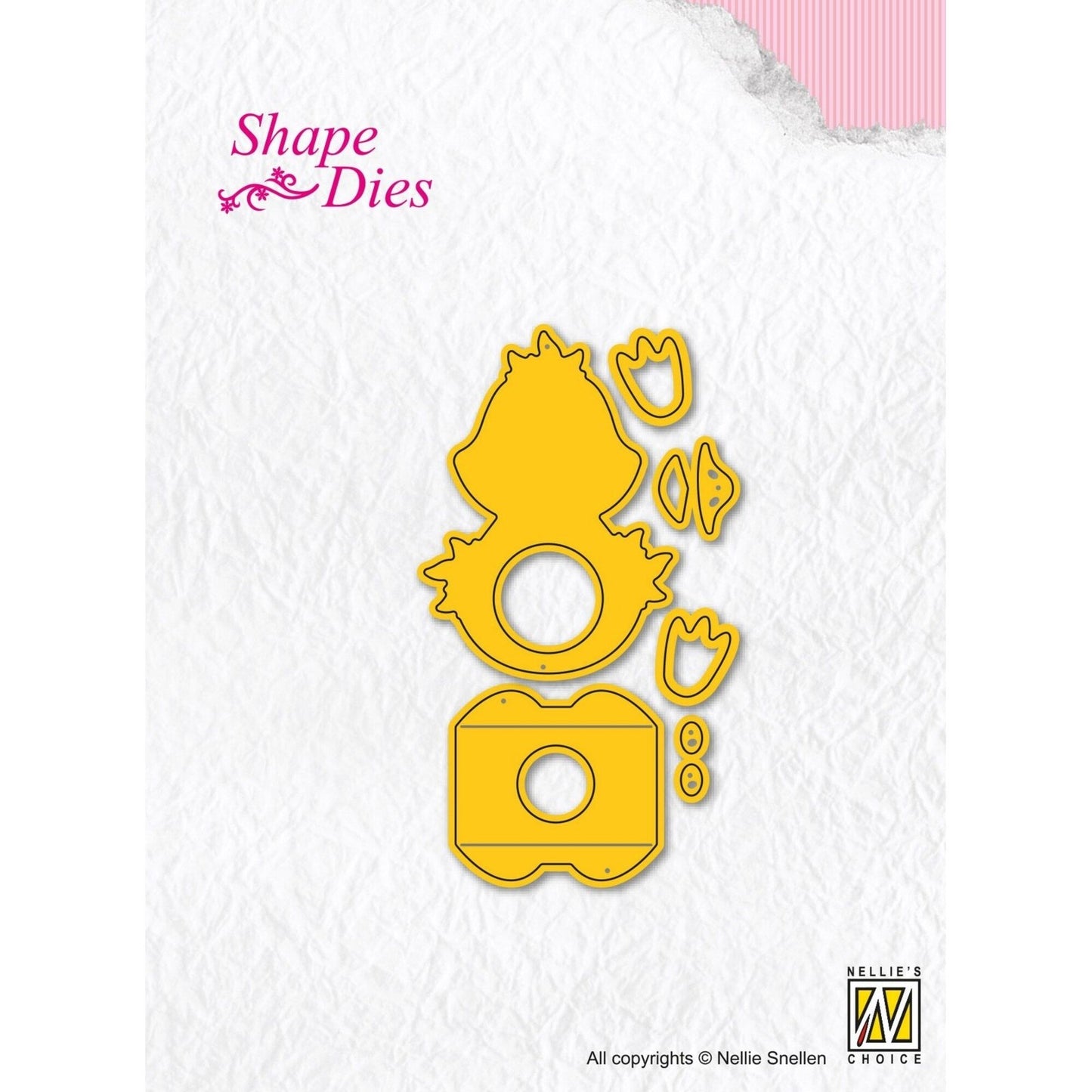 Nellie Snellen Shape Die Eggholder (SD306)- kylling eggholder die