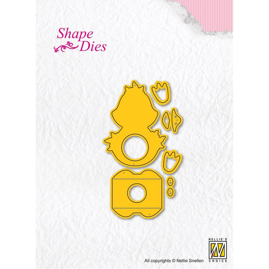 Nellie Snellen Shape Die Eggholder (SD306) (DISCONTINUED)- kylling eggholder die