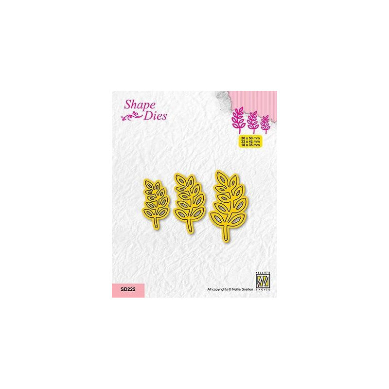 Nellie Snellen Shape Dies - Set Of 3 Branches 1 - SD222