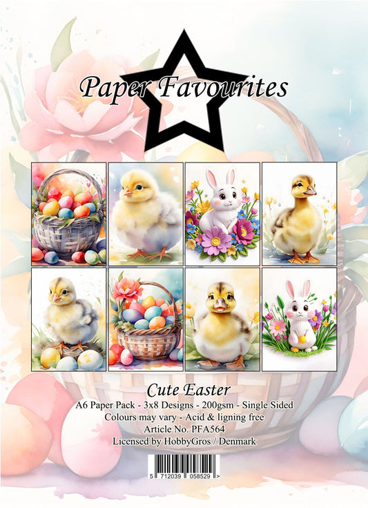 Paper Favourites Cute Easter A6 Paper Pack (PFA564)