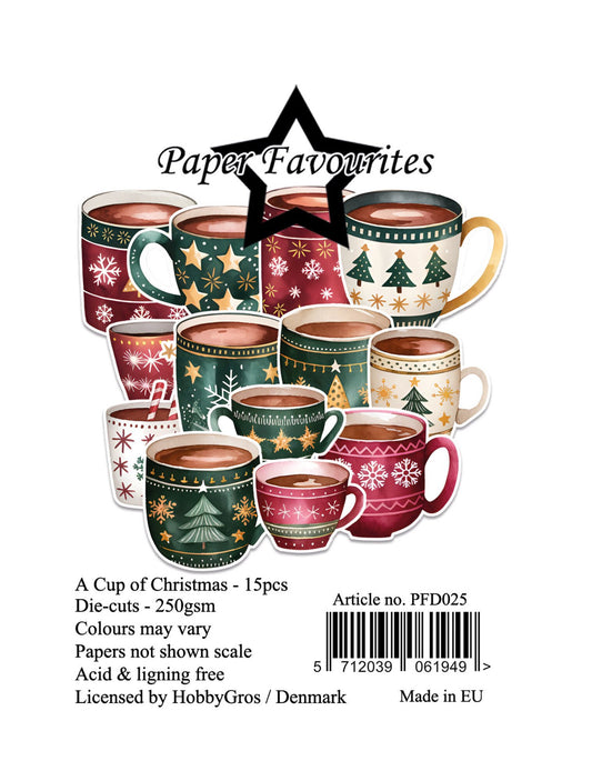 Paper Favourites Die-Cuts A7 A Cup of Christmas