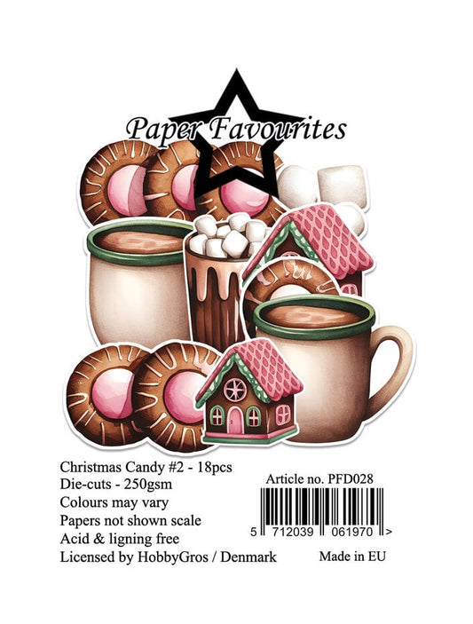Paper Favourites Die-Cuts A7 Christmas Candy #2 (18pcs)