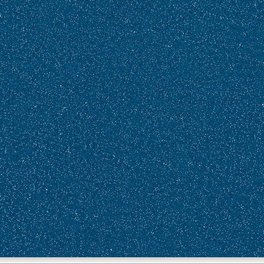 A4 - Glitterkartong -  Ocean / blå