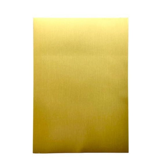 A4 Speilkartong / metallkartong - Honning gull - Mirror Card Matte A4 Honey Gold 250gsm (PFSS004)