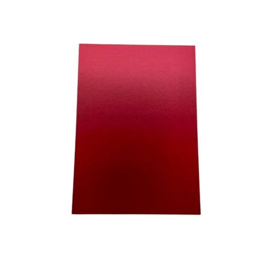 A4 Speilkartong / metallkartong - Scarlet rød  - Mirror Card Matte A4 Scarlet Organza 250gsm (PFSS003)