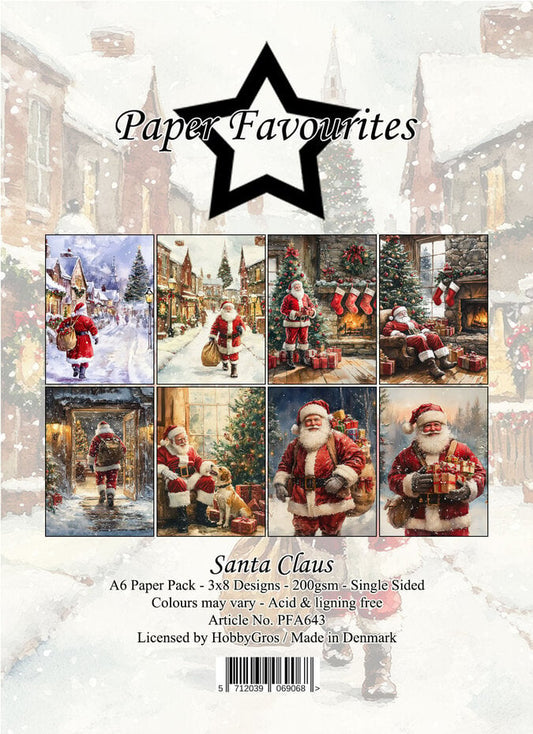 Paper favorites - Santa Claus - A6 Paper Pack (PFA643)