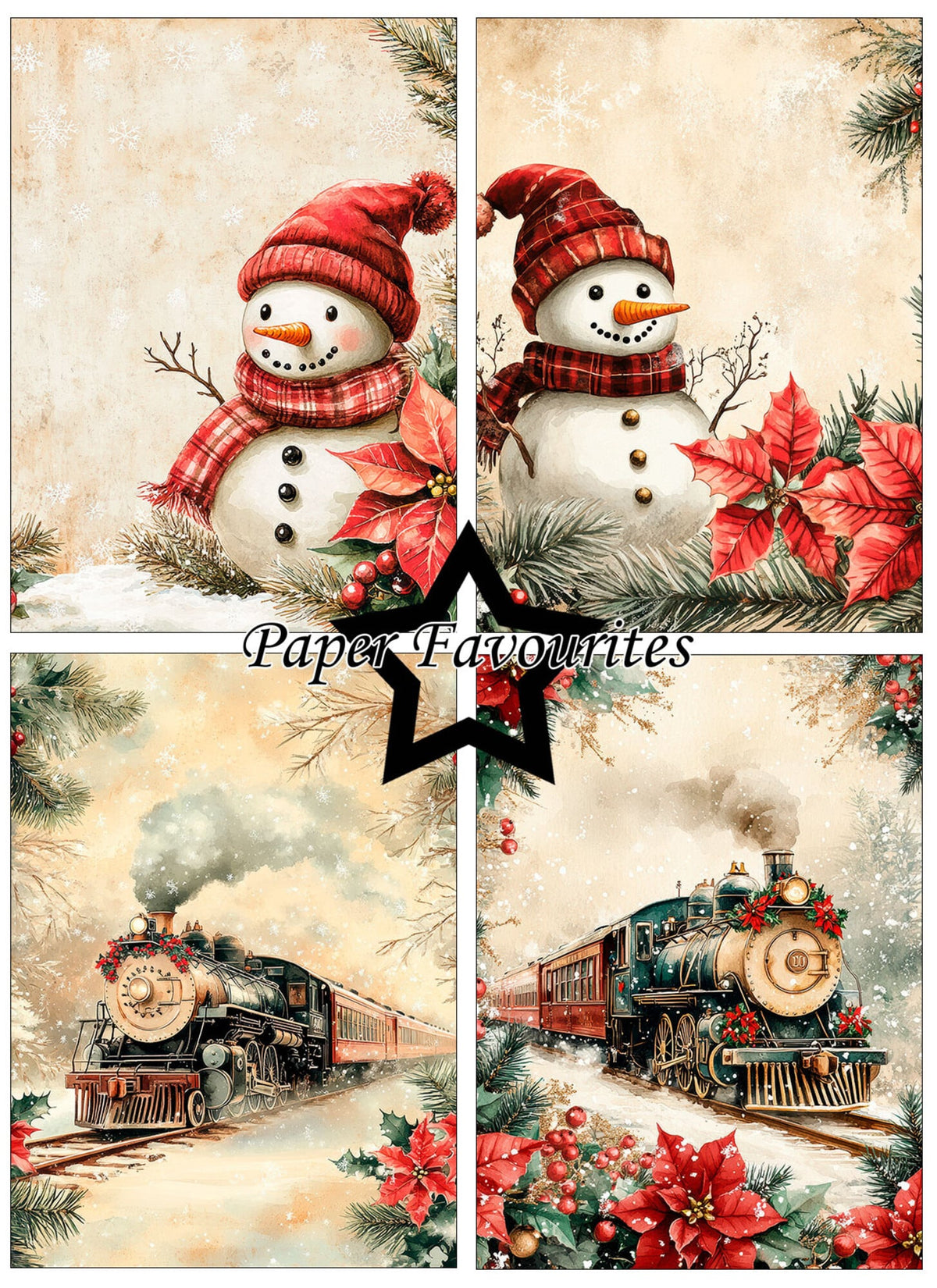 Paper favorites - Traditional Christmas - A6 Paper Pack (PFA644)