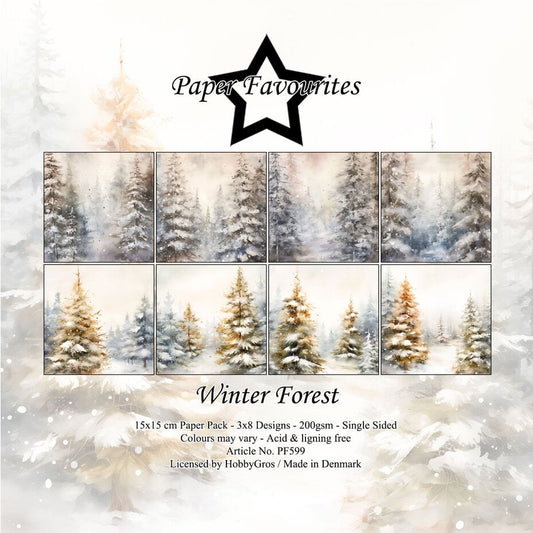 NYHET! Arkpakke - Winter Forest 6x6 Inch Paper Pad (PF599)