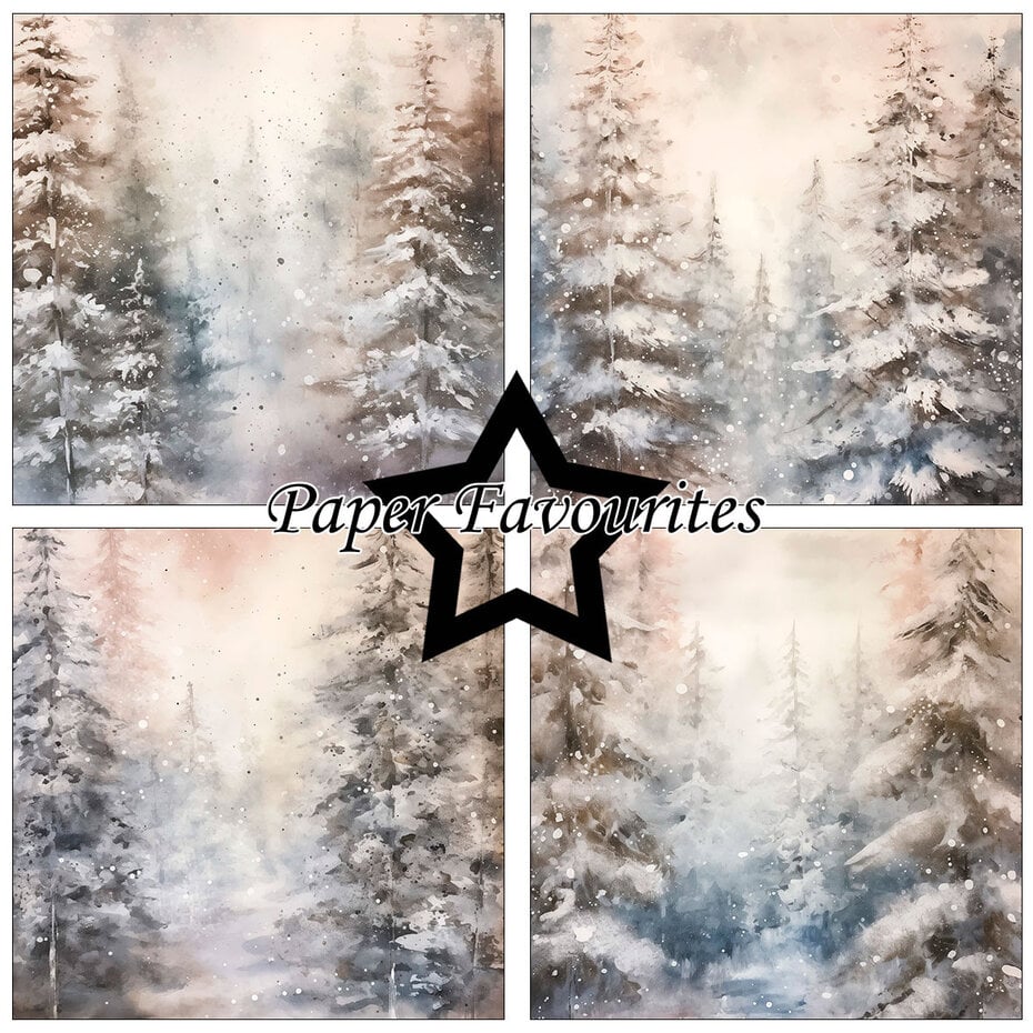 NYHET! Arkpakke - Winter Forest 6x6 Inch Paper Pad (PF599)