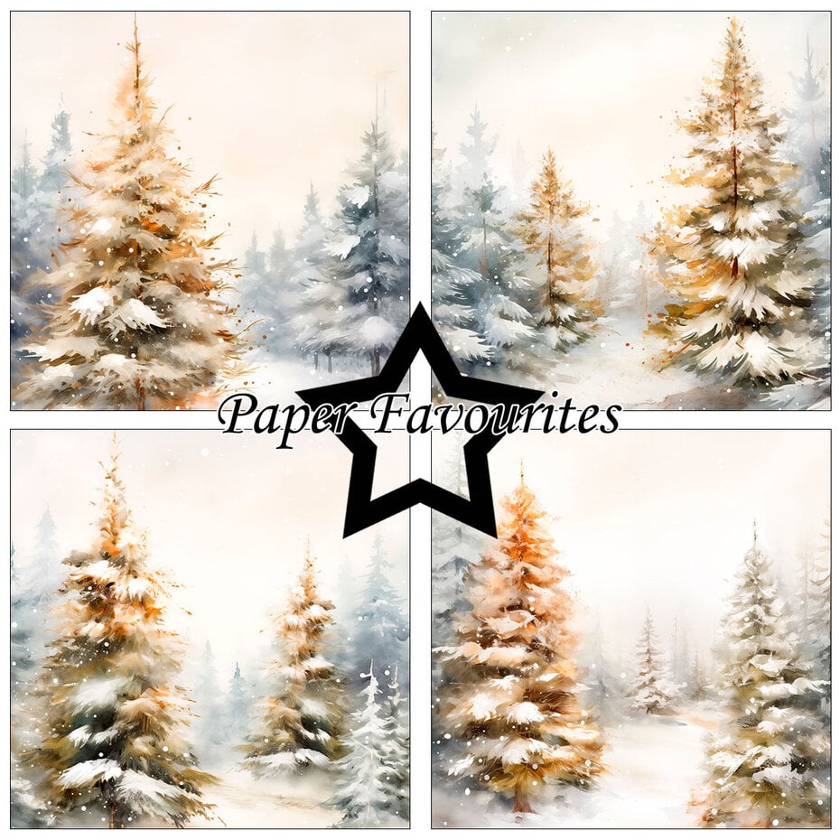 NYHET! Arkpakke - Winter Forest 6x6 Inch Paper Pad (PF599)
