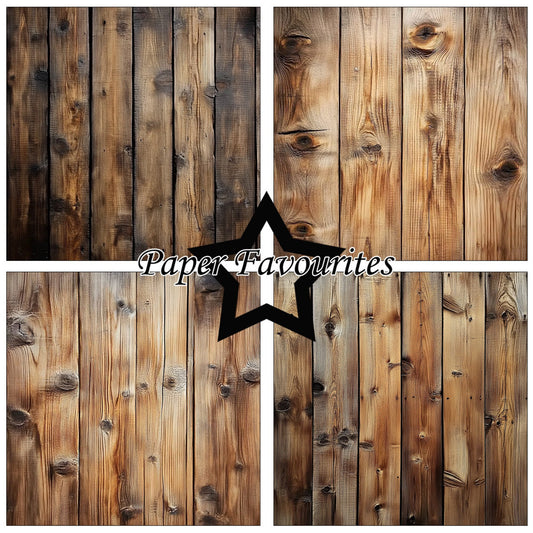 Paper Favorite - Wood 12x12 Inch Paper Pad (PF763)